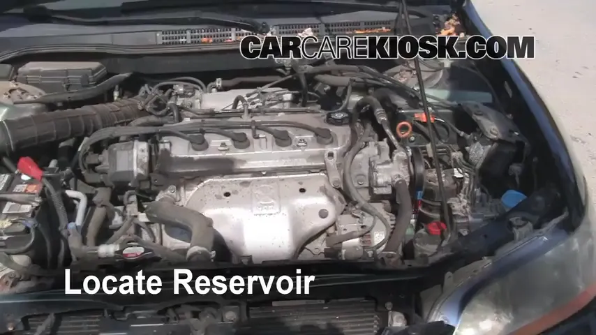 2000 Honda Accord EX 2.3L 4 Cyl. Sedan (4 Door) Windshield Washer Fluid Add Fluid
